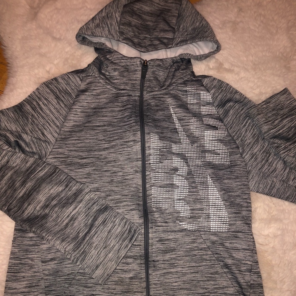 Nike zip up hooded jacket